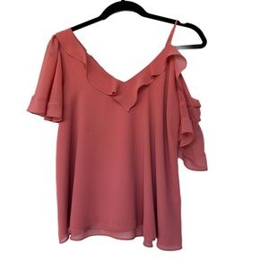 1. STATE Goya Ruffle Detail Blouse XS